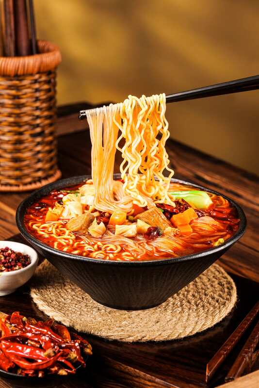 Λεπτομέρειες Καθαρής Βάρους Πικάντικων Νουντλς Γεύση Chongqing Mala Ιδανική Επιλογή για Εφοδιαστικές Αλυσίδες Εστιατορίων και Ανάγκες Τροφίμων