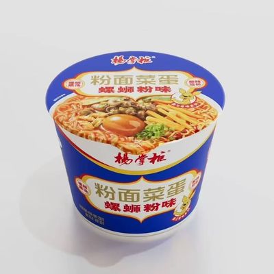 Καθαρό Βάρος 208g Κινέζικα γρήγορα noodles και vermicelli με γεύση σαλιγκαριού αυγού